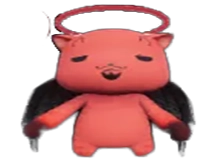 Lil' Devil Chibi Cat